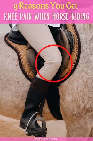 knee pain when horse riding