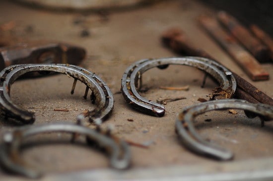 old horseshoes