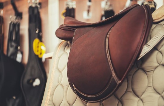 saddle in tack shop
